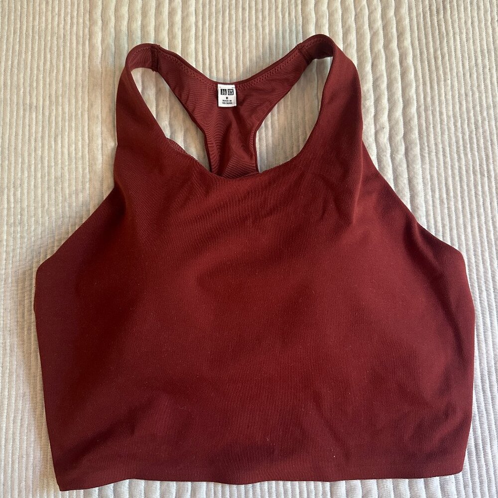 Uniqlo built in bra sports bra